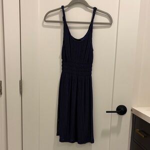 Chic Dark Purple Mini Dress